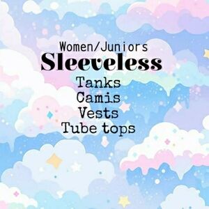 Women Juniors Sleeveless Tops